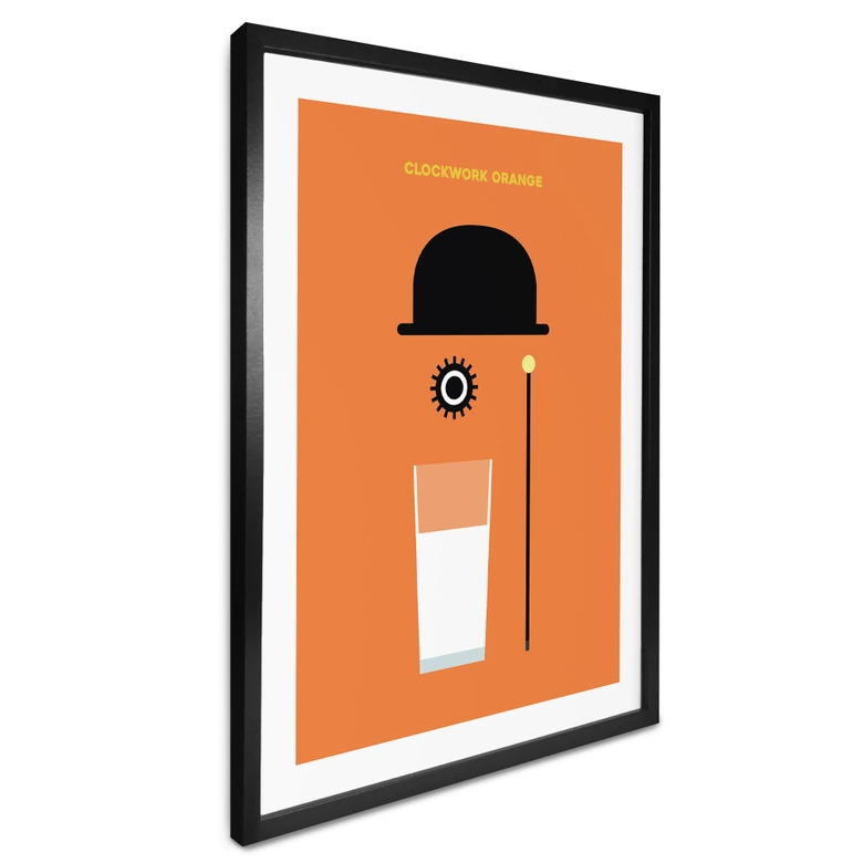 Plakat Inspireret af filmen "Clockwork Orange" - Gomes 