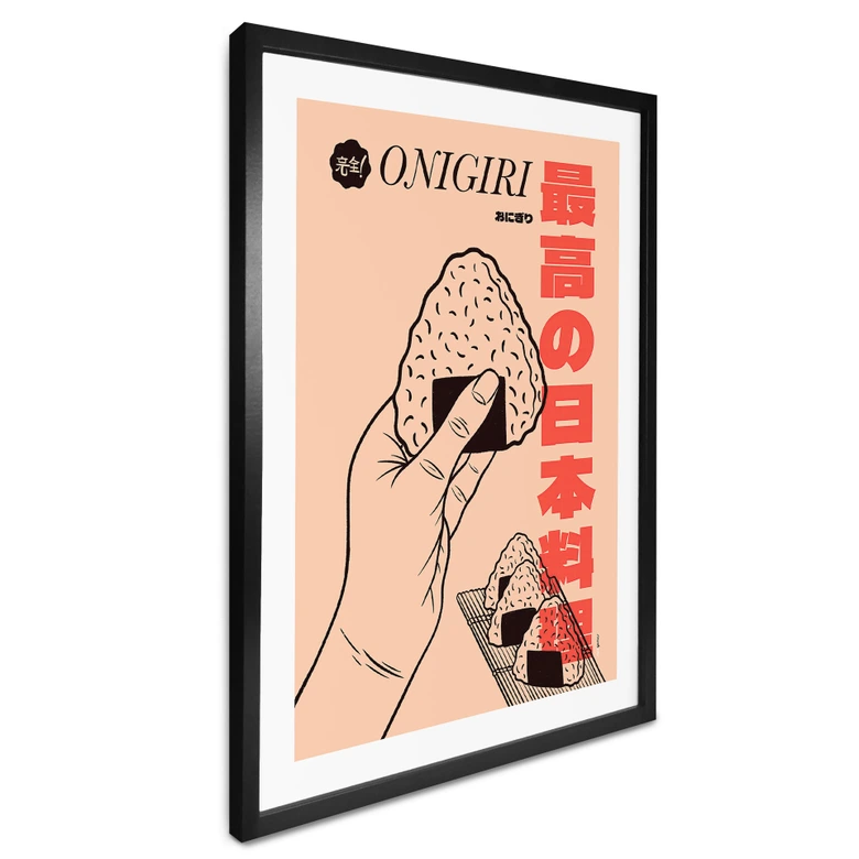Plakat Onigiri - japanske riskugler - Gomes 