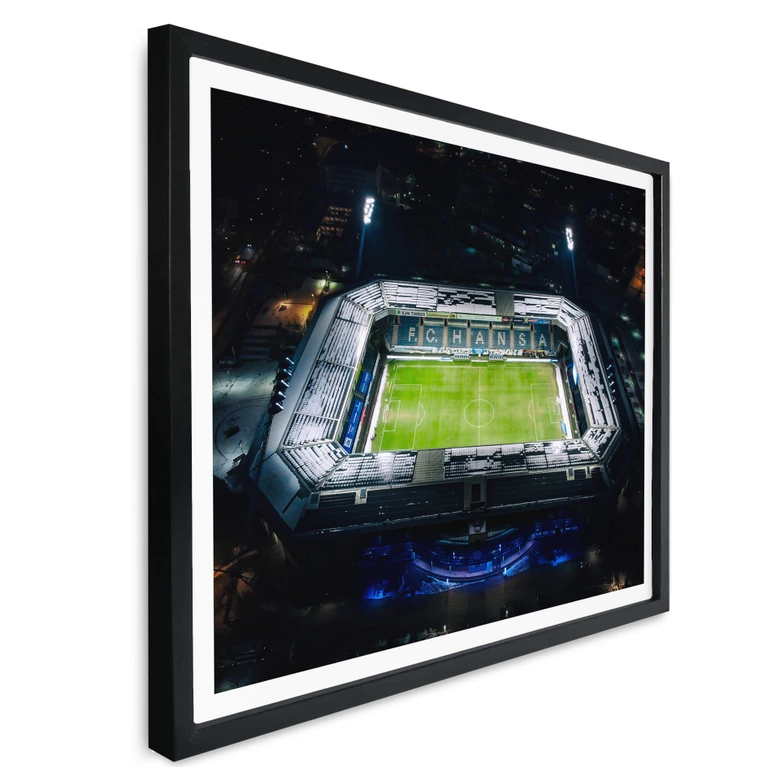 Poster FC Hansa Rostock Stadion Luftaufnahme 