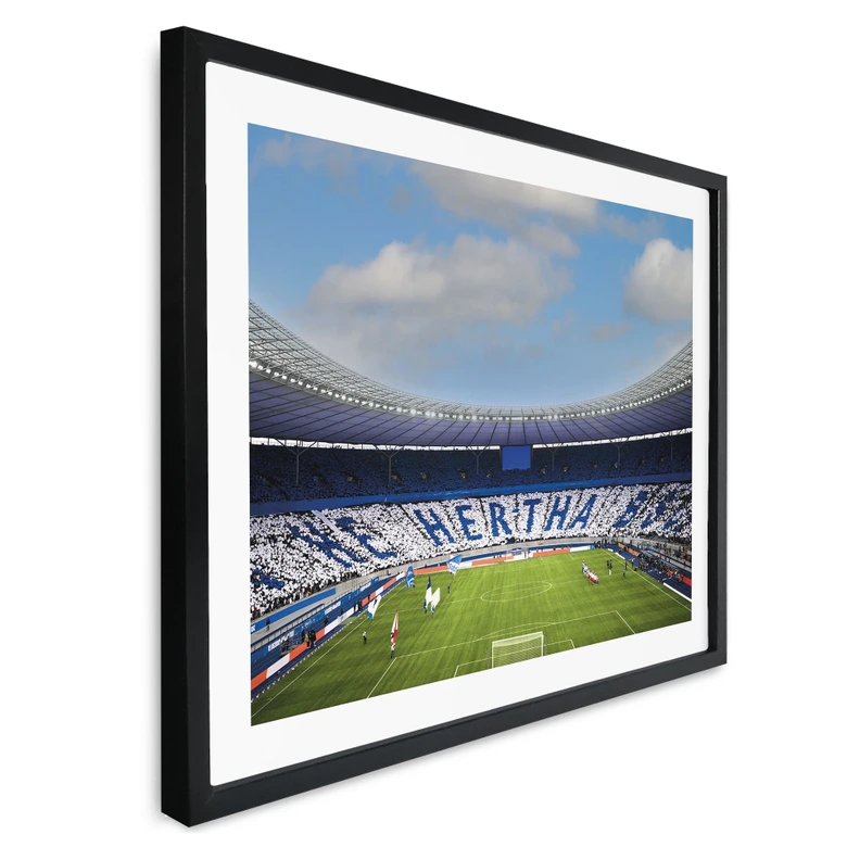 Poster Hertha BSC - Hertha Choreo in der Ostkurve 