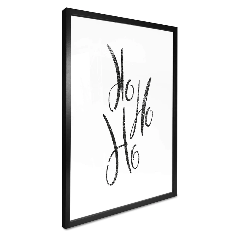Plakat Ho Ho Ho Handlettering 