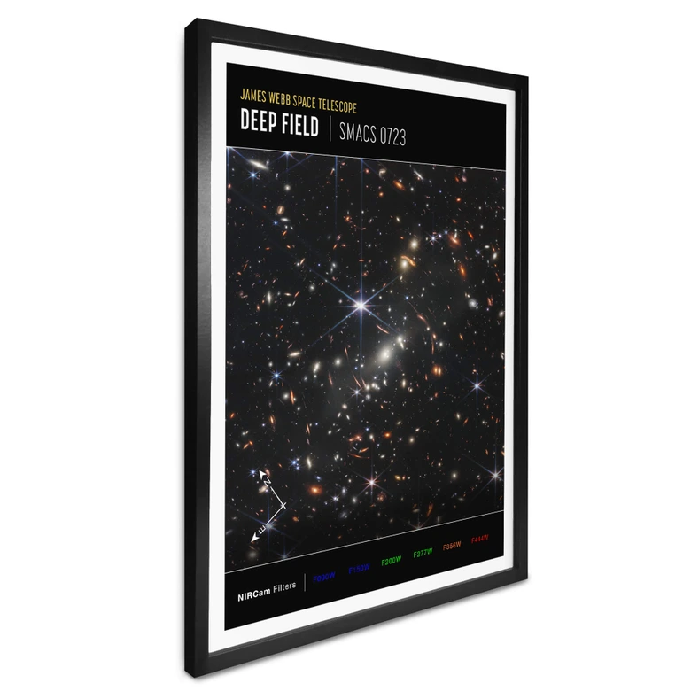 Poster James Webb Telescope - Deep Field Compass 