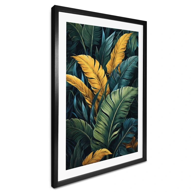 Poster Bunte Palmenblätter - Jaszke 