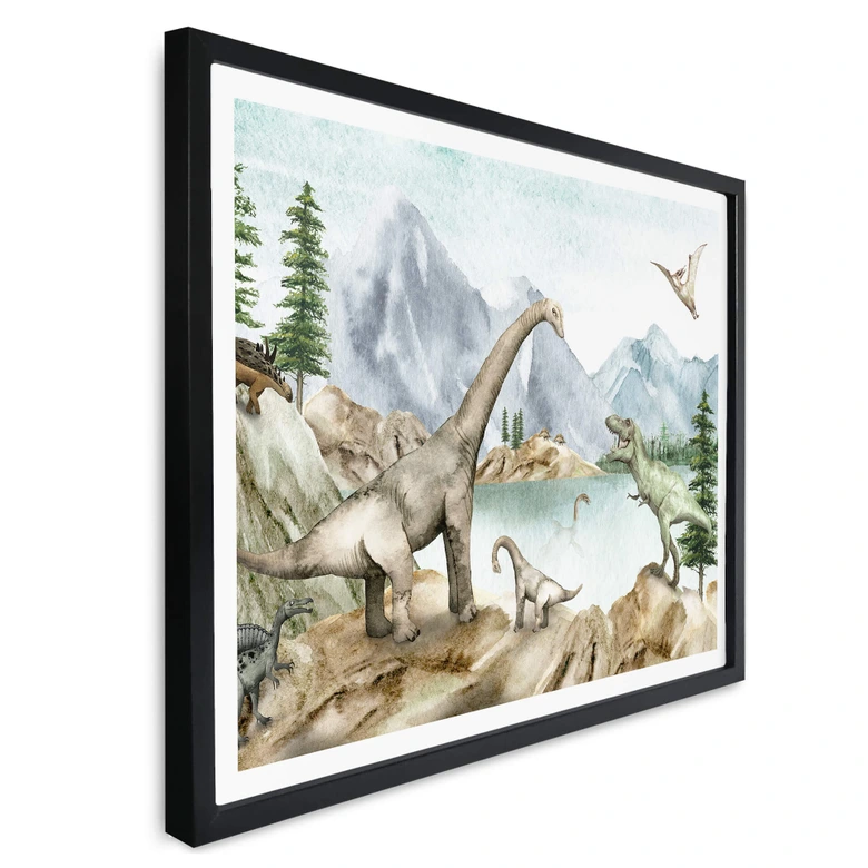 Poster Kikki Belle - Dino World 