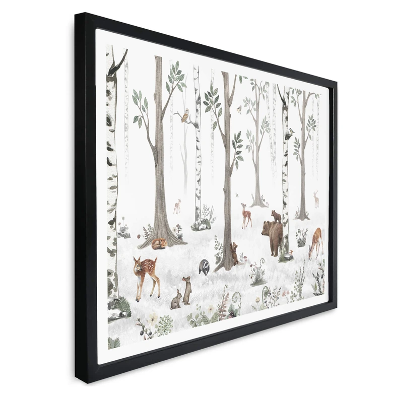 Kinderzimmer Poster Kikki Belle - Schönheit des Waldes 