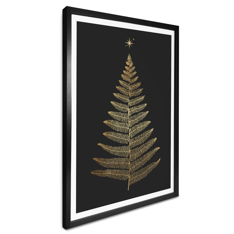 Poster Kubistika - Julnatt 