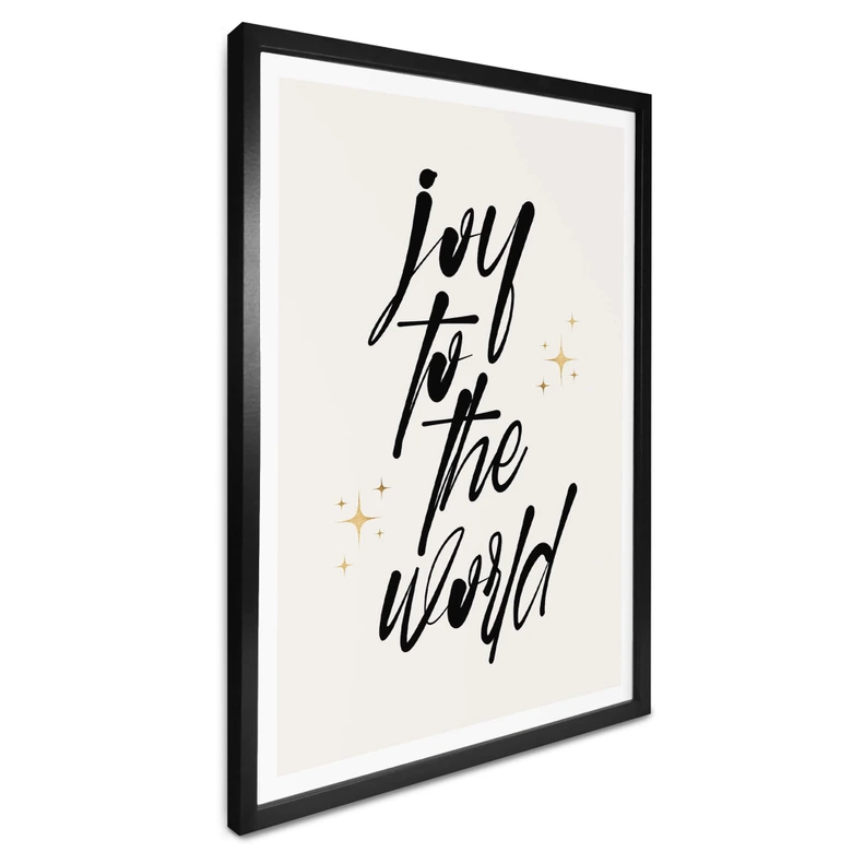 Poster Kubistika - Joy to the world 