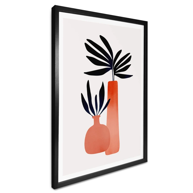Poster Kubistika - Märchenpflanzen 