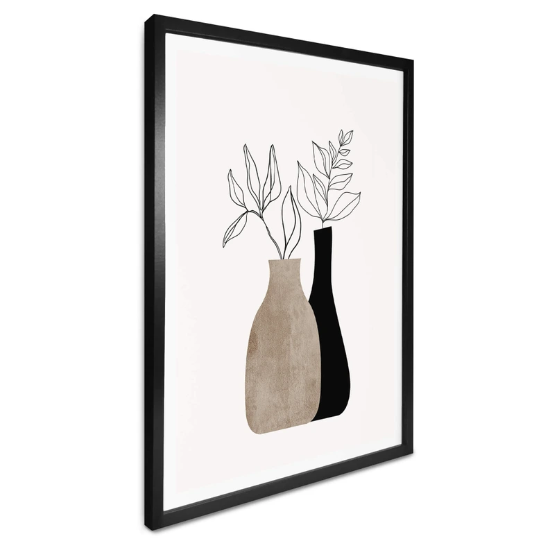Poster Kubistika - Minimalistic Plants 