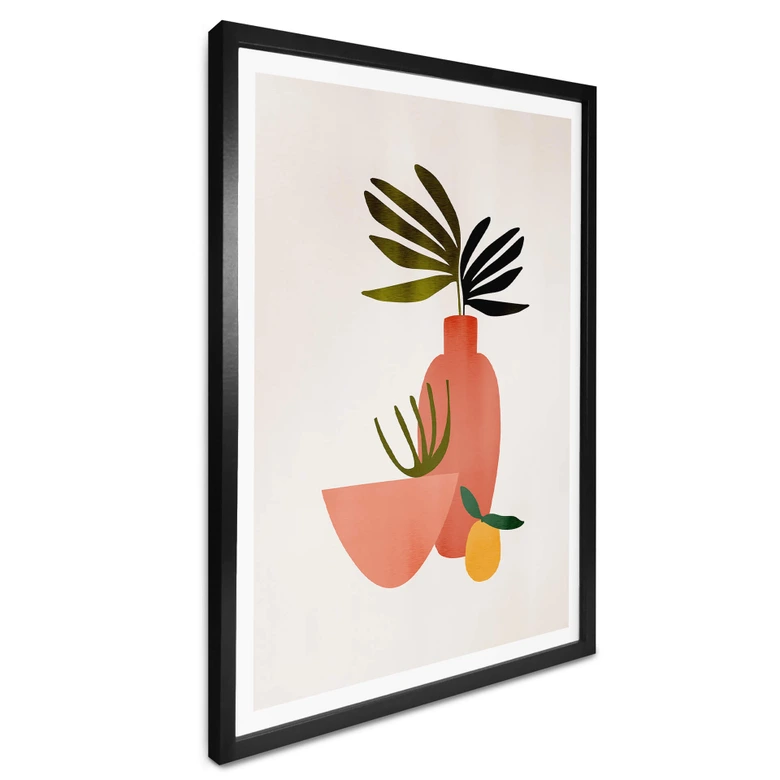 Plakat Kubistika - Soczysta cytryna 