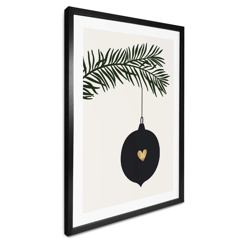 Poster Kubistika - Boule de Noel 