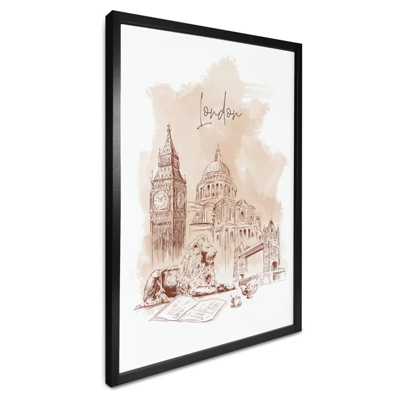Plakat Londyn - Pokochaj swoje miasto 