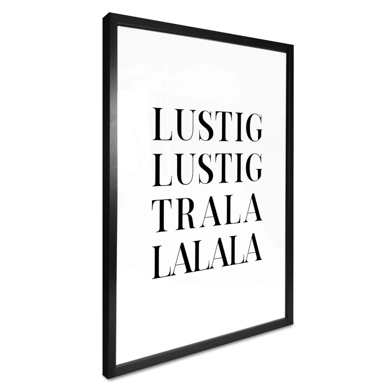 Poster Lustig Lustig tralalalala 
