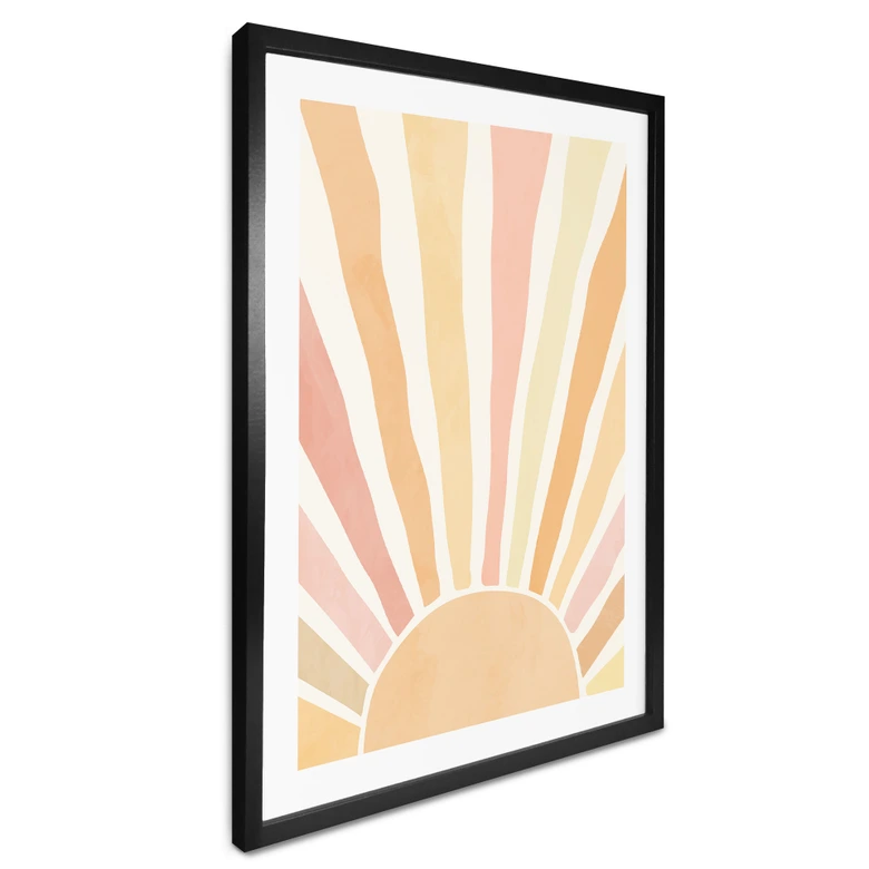 Plakat Boho-solstråler - Manovski 