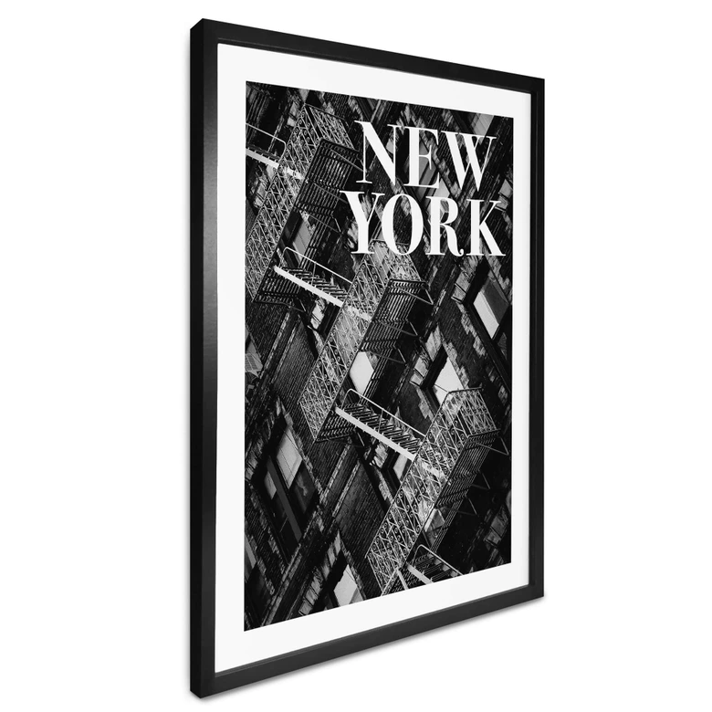 Poster Martin - Feuerleiter in New York 