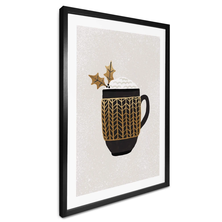 Poster Weihnachtlicher Kakao - Orara Studio 