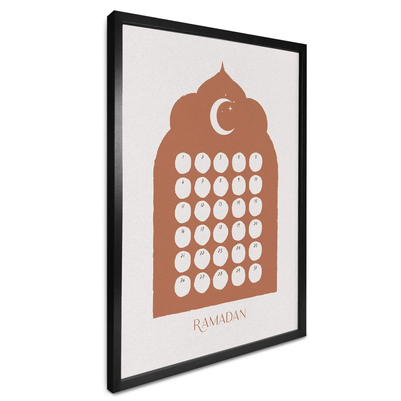 Poster Calendrier ramadan à remplir 