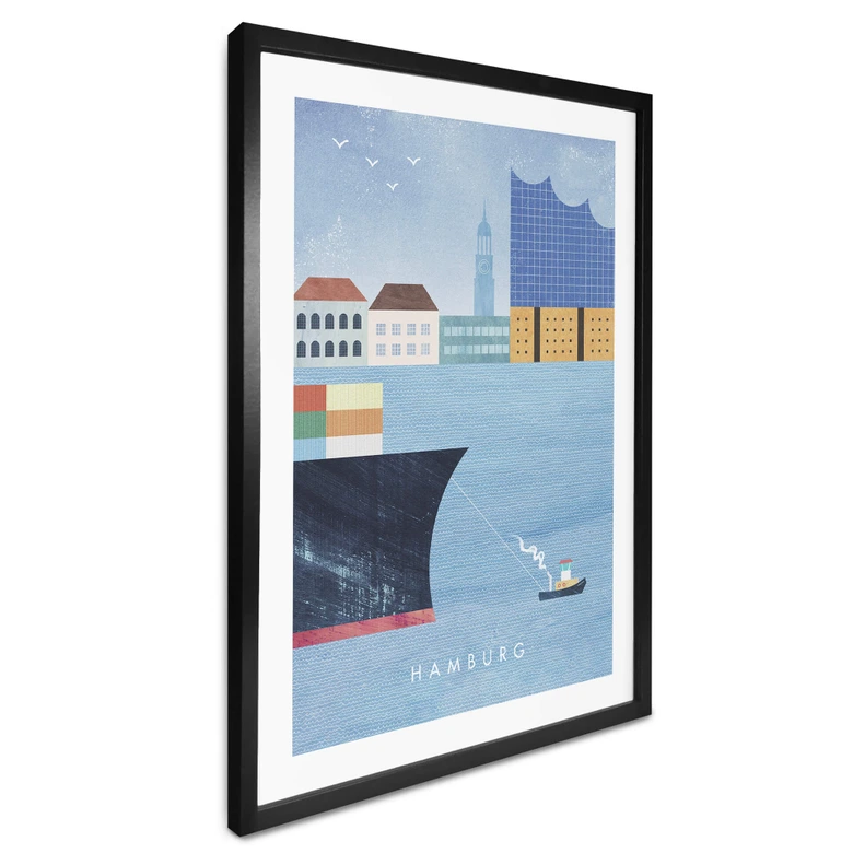 Plakat Rivers - Hamburg 