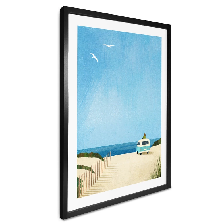 Poster Life in a Van - Vacances à la mer - Rivers 