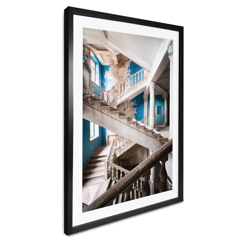 Poster Imponerande trappa med gammal charm - Robroek 