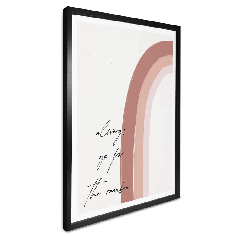 Póster uplusmestudio - Apuesta siempre por el arco iris 