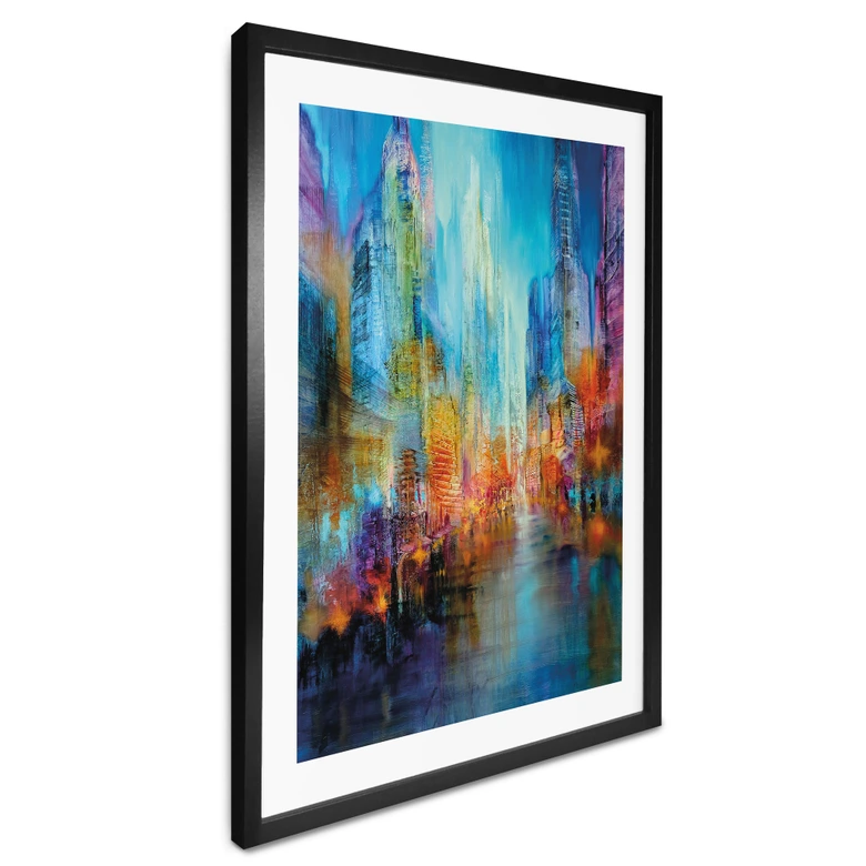 Poster Ville abstraite - Schmucker 