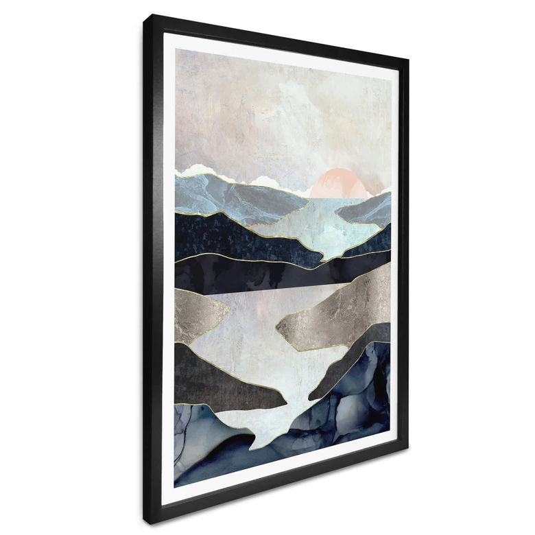 Poster SpaceFrog Designs - Bergsjön 