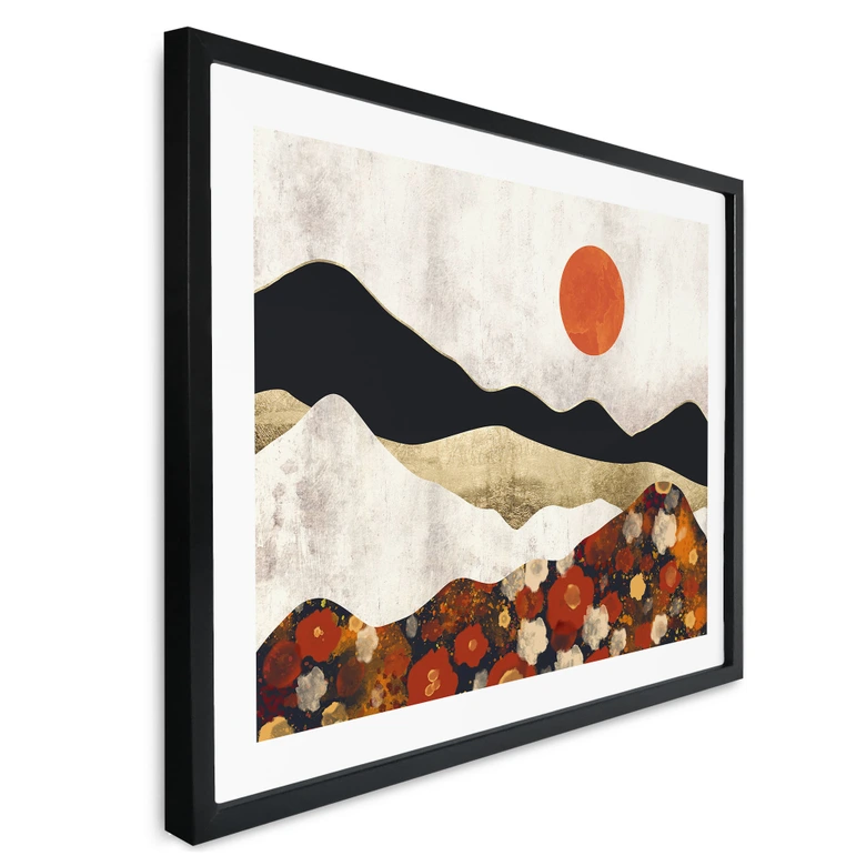 Poster Herbstliche Berglandschaft - SpaceFrog Designs 