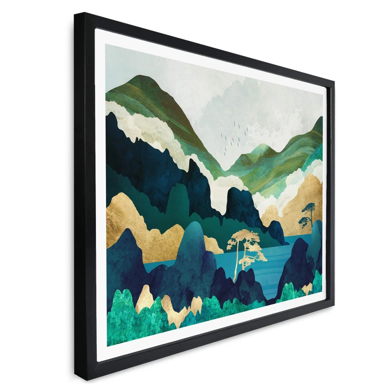 Poster SpaceFrog Designs - Dans les montagnes 