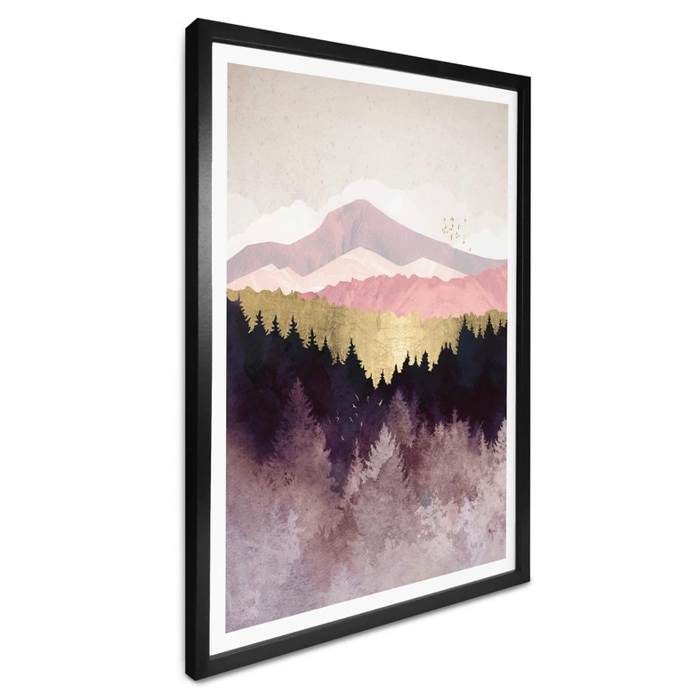 Poster SpaceFrog Designs - forêt violette 