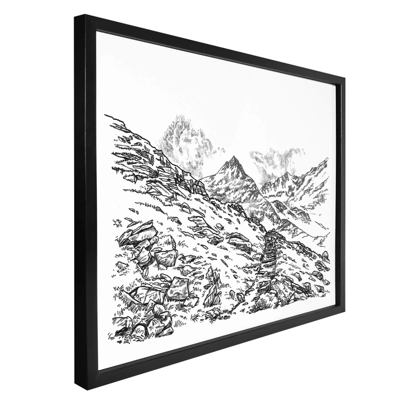 Poster Sparshott - Le paysage montagneux 