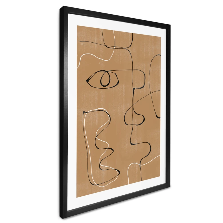 Poster Miuus Studio - Abstract Gezicht 