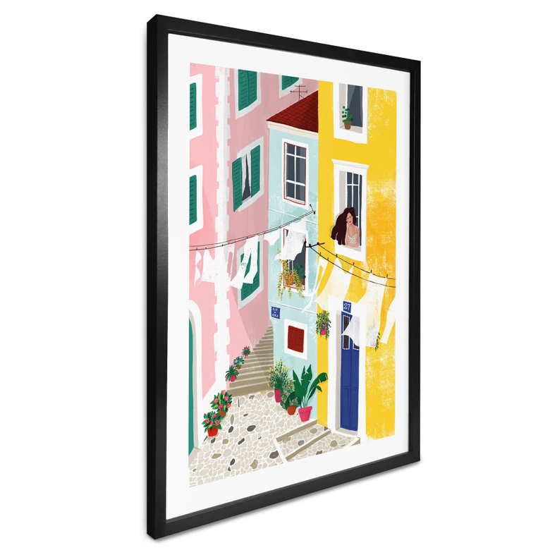 Poster sommarhus illustration - Tomljanovic 