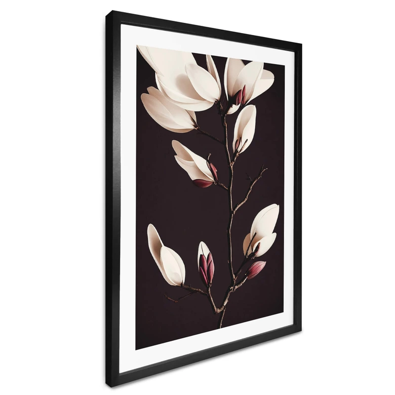 Poster Edle Magnolienblüten - Blumenposter - Treechild 