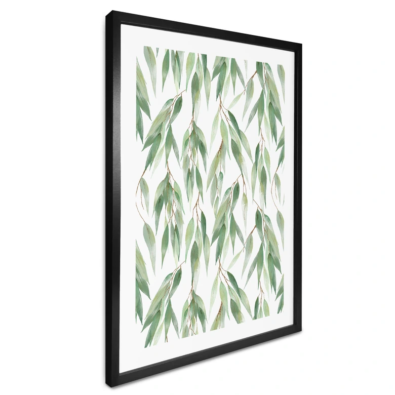 Poster Zweige mit grünen Blättern - UN Designs 