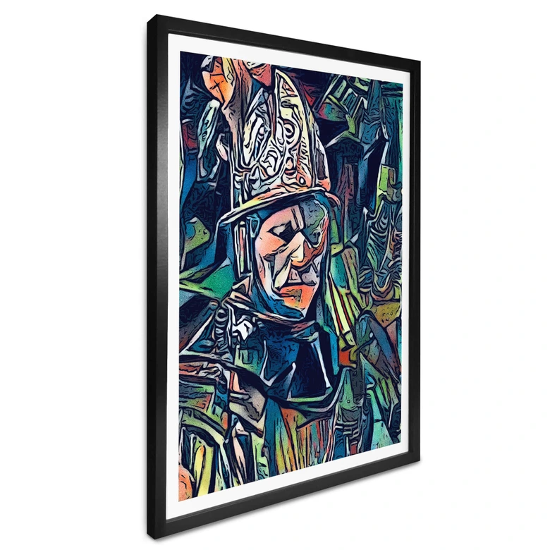 Poster Zamart - Hommage an Rembrandt - Der Mann  