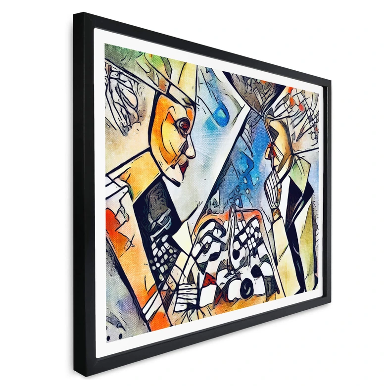 Poster Zamart - Zwei Schachspieler 