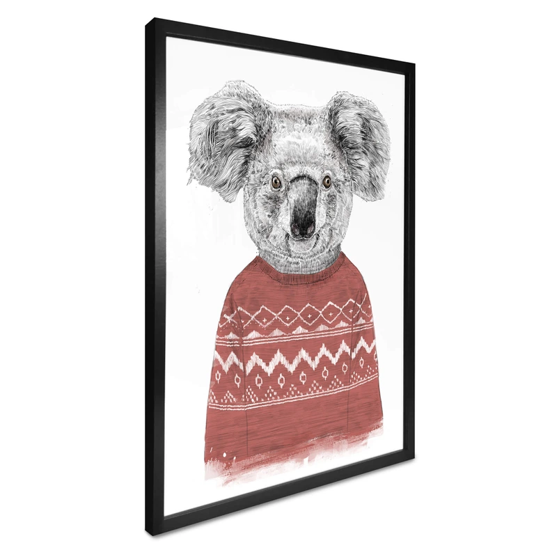 Poster Solti - Koala im Winter 