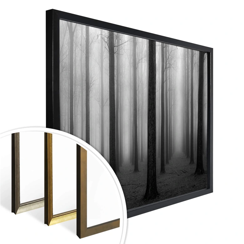 Poster Bongaerts - Nebel im Wald 