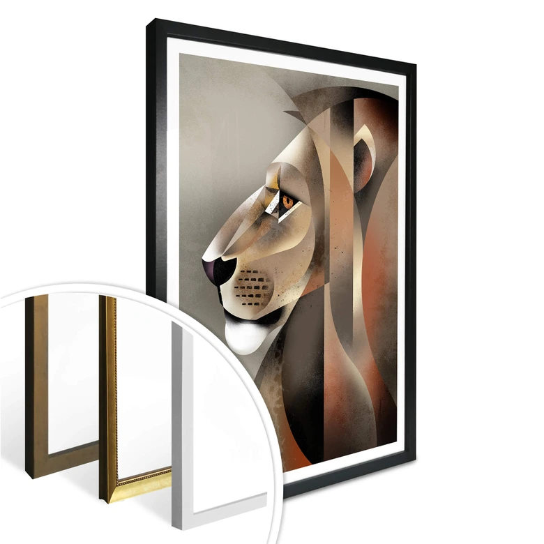 Poster Braun - Lion 