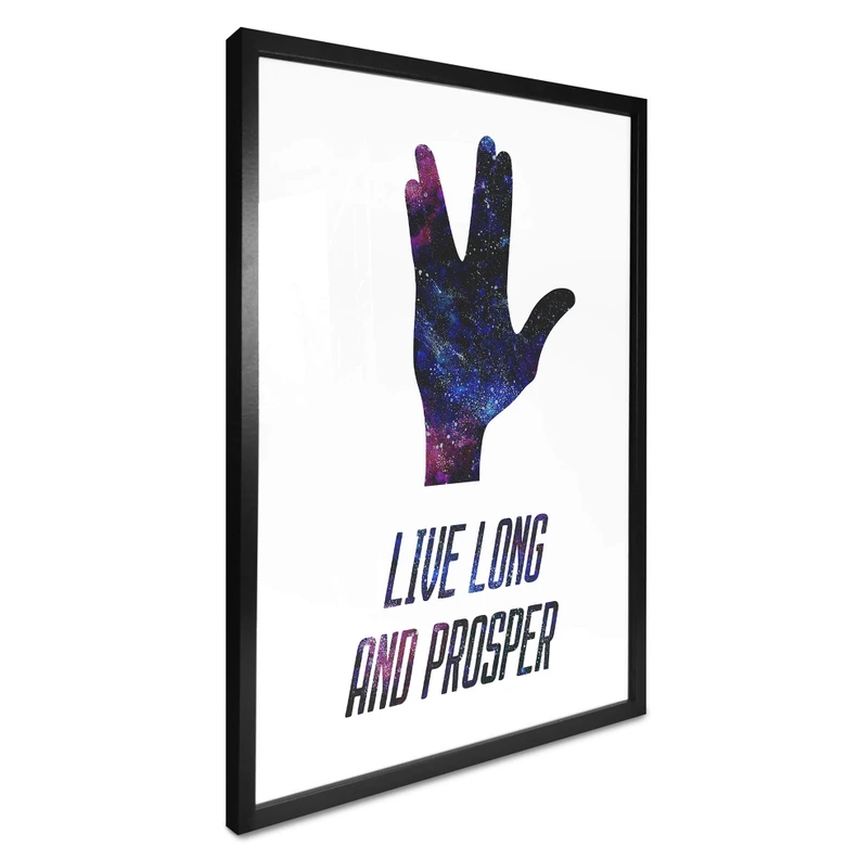 Poster Live long and prosper 
