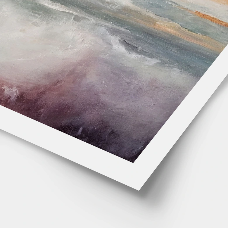 Poster Abstrakta vågor i skymningsljuset - Alpenglow Workshop 