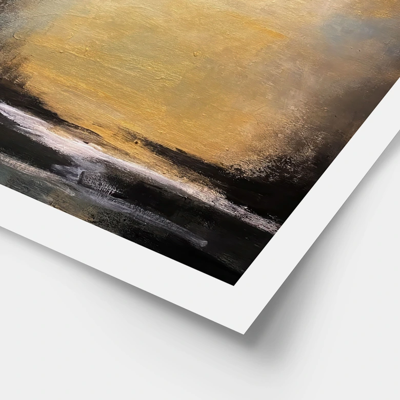 Poster Goldenes Licht am Abendhimmel - Bergius 