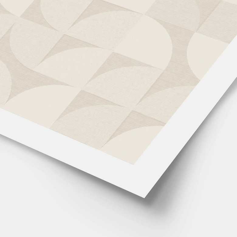 Póster semicircular de estilo retro - Bloomery Decor 