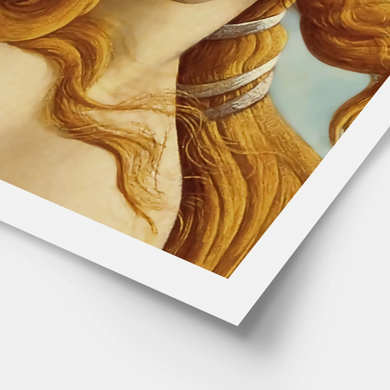 Poster Porträtt av Venus - Inspirerad av Botticelli 