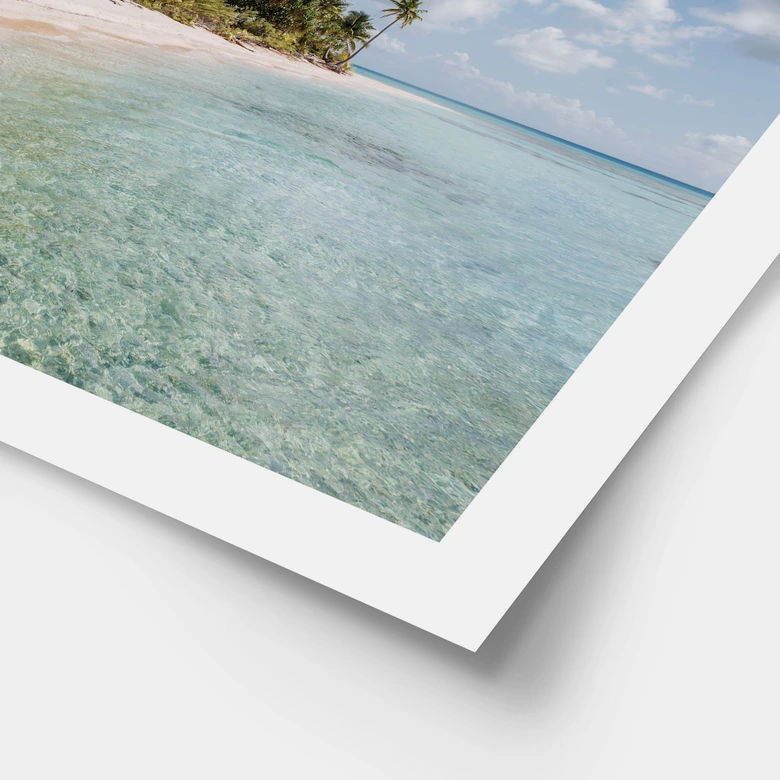 Poster Palmenstrand in der Südsee - Colombo 