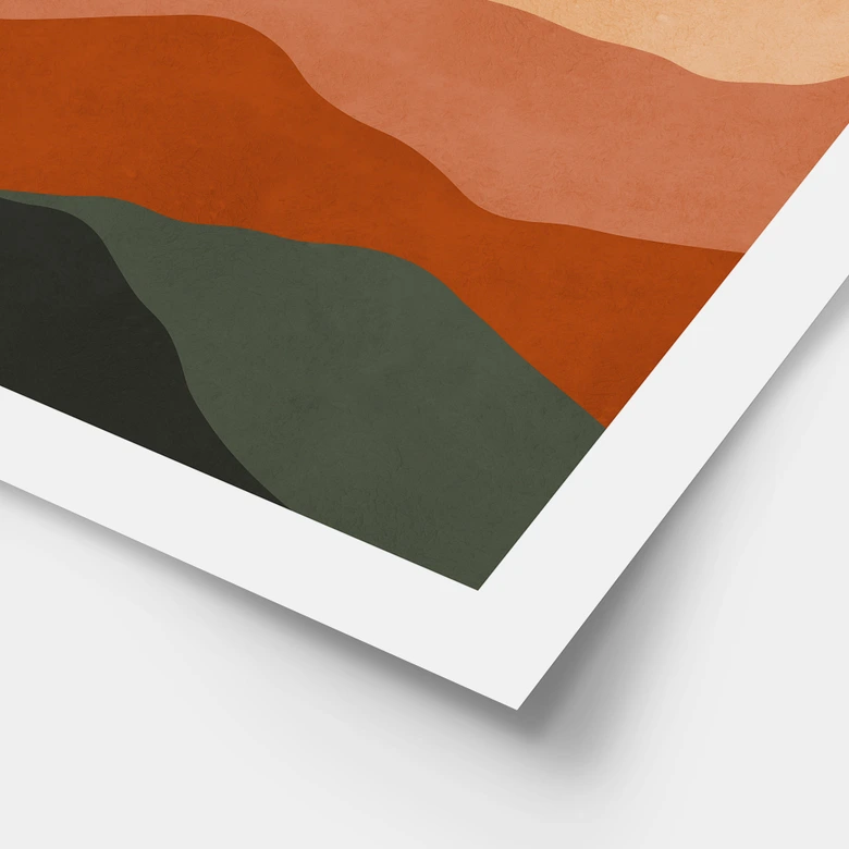 Poster Mjuka kullar i kvällssolen - Costa 