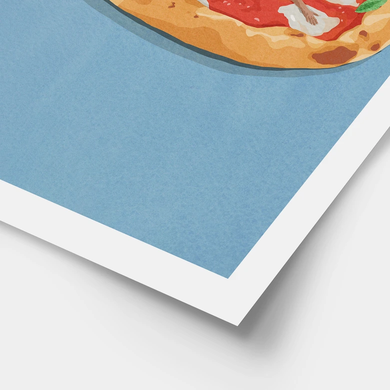 Poster Pizza Liebe - Dekel 