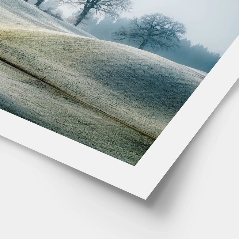 Poster Frostige Hügellandschaft - Eisenmann 