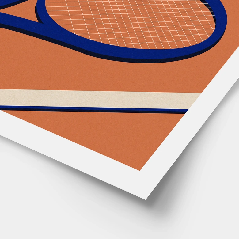 Poster Retro Tennis - Feist 